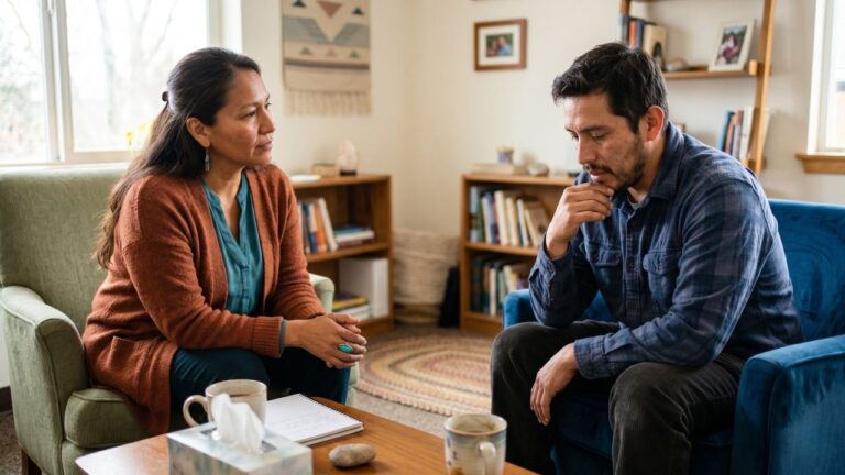 Trauma-informed somatic therapy session for relationship healing in Greeley Colorado